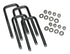 Superlift U-Bolt 4 Pack 5/8x2/1/2x9 Square w/ Hardware