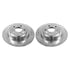 Power Stop 07-11 Volvo S80 Rear Evolution Drilled & Slotted Rotors - Pair