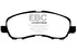EBC 06-10 Dodge Caliber 1.8 Extra Duty Front Brake Pads