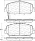 StopTech 13-18 Acura RDX Street Performance Front Brake Pads
