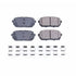 Power Stop 07-12 Kia Rondo Rear Z17 Evolution Ceramic Brake Pads w/Hardware