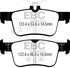 EBC 2016+ Honda Civic Coupe 1.5L Turbo Ultimax2 Rear Brake Pads