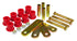 Prothane 64-73 Ford Mustang Rear HD Shackle Kit - Red