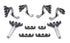 Moroso Ford Small Block Ignition Wire Loom Kit - 7-9mm - Black