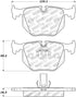 StopTech Street Touring 04-10 BMW 528i/530xi/535i xDrive Rear Brake Pads