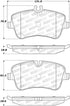 StopTech Sport Brake Pads w/Shims and Hardware - Rear