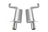 Gibson 06-08 Cadillac STS V 4.4L 2.5in Axle-Back Dual Exhaust - Stainless