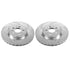 Power Stop 04-07 Volvo S60 Rear Evolution Drilled & Slotted Rotors - Pair