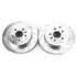 Power Stop 08-12 Land Rover LR2 Rear Evolution Drilled & Slotted Rotors - Pair