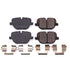 Power Stop 10-12 Land Rover Range Rover Rear Z17 Evolution Ceramic Brake Pads w/Hardware