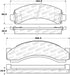 StopTech Street Brake Pads - Rear