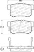 StopTech Street Brake Pads - Rear