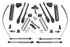 Fabtech 08-16 Ford F250 4WD w/o Factory Overload 8in 4Link Sys w/Coils & Dlss Shks