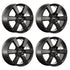 Ford Racing 15-16 F-150 20in x 8.5in Wheel Set with TPMS Kit - Matte Black