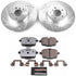 Power Stop 11-16 BMW 550i Rear Z26 Street Warrior Brake Kit