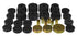Prothane 72-92 Dodge Ramcharger Body Mount - Black
