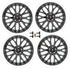 Ford Racing 15-16 Mustang GT 19X9 and 19X9.5 Wheel Set with TPMS Kit - Matte Black