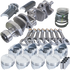 Eagle Chevrolet 350 4.030in Bore 3.750in Stroke 5.00cc Dome Piston Balanced Rotating Assembly Kit