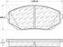 StopTech 07-18 Mazda CX-5/CX-7/CX-9 Street Brake Pads w/Hardware - Front