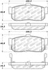 StopTech Street Touring 91-11/00 Infiniti G20/95-10/00 I30/I35 Rear Brake Pads