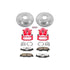 Power Stop 04-09 Cadillac XLR Rear Z26 Street Warrior Brake Kit w/Calipers