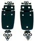 Rugged Ridge 97-06 Jeep Wrangler Black Hood Hinges