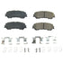 Power Stop 17-19 Nissan Titan Rear Z17 Evolution Ceramic Brake Pads w/Hardware
