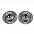 Power Stop 99-02 Volkswagen Cabrio Rear Evolution Drilled & Slotted Rotors - Pair
