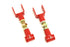 BMR 79-04 Fox Mustang Upper Control Arms On-Car Adj. (Polyurethane) - Red