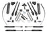 Fabtech 08-16 Ford F250 4WD w/Factory Overload 8in 4Link Sys w/Coils & Stealth