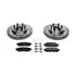 Power Stop 06-08 Lincoln Mark LT Front Z23 Evolution Brake Kit
