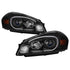 xTune 06-13 Chevrolet Impala LED Light Bar Headlights - Black (PRO-JH-CIM06-LB-BK)