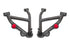 BMR 82-92 GM F-Body A-Arms Lower DOM Non-Adj Delrin Bushings Coilover - Black Hammertone