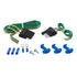 Curt 4-Way Flat Connector Plug & Socket w/12in & 48in Wires & Hardware (Packaged)