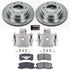 Power Stop 01-06 Mitsubishi Montero Rear Autospecialty Brake Kit w/Calipers