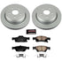 Power Stop 11-19 Dodge Durango Rear Z17 Evolution Geomet Coated Brake Kit