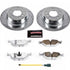Power Stop 1989 BMW 525i Rear Z26 Street Warrior Brake Kit