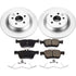 Power Stop 17-18 Lincoln Continental Rear Z17 Evolution Geomet Coated Brake Kit