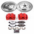 Power Stop 08-14 Cadillac CTS Rear Z26 Street Warrior Brake Kit w/Calipers