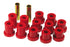 Prothane 56-57 Chevy Full Rear Spring Bushings - Red