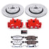 Power Stop 17-20 Jeep Grand Cherokee Front Z36 Truck & Tow Kit w/Cals