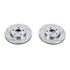 Power Stop 2005 Buick LeSabre Front Evolution Drilled & Slotted Rotors - Pair