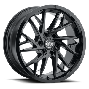 Method Raised MR801 20x9 / 8x180 BP / -12mm Offset / 124.1mm Bore - Gloss Black Milled Wheel