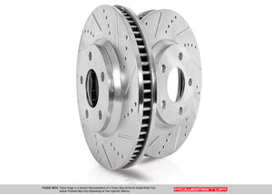 Power Stop 19-21 Subaru Forester Rear Evolution Drilled & Slotted Rotors - Pair