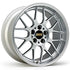 BBS RG-R 18x8.5 5x114.3 ET36 PFS Diamond Silver Wheel -82mm PFS/Clip Req