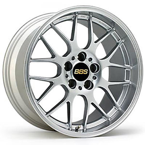 BBS RG-R 17x7.5 5x100 ET35 PFS Diamond Silver Wheel -82mm PFS/Clip Req