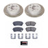Power Stop 14-16 Kia Cadenza Rear Semi-Coated Rotor Kit