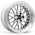 BBS LM 20x9.5 5x112 ET38 PFS Diamond Silver Center Diamond-Cut Rim Wheel - PFS/Clip Req