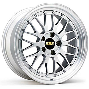BBS LM 20x8.5 5x112 ET22 PFS Diamond Silver Center Diamond-Cut Rim Wheel - PFS/Clip Req