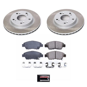 Power Stop 04-05 Honda Civic Front Semi-Coated Rotor Kit